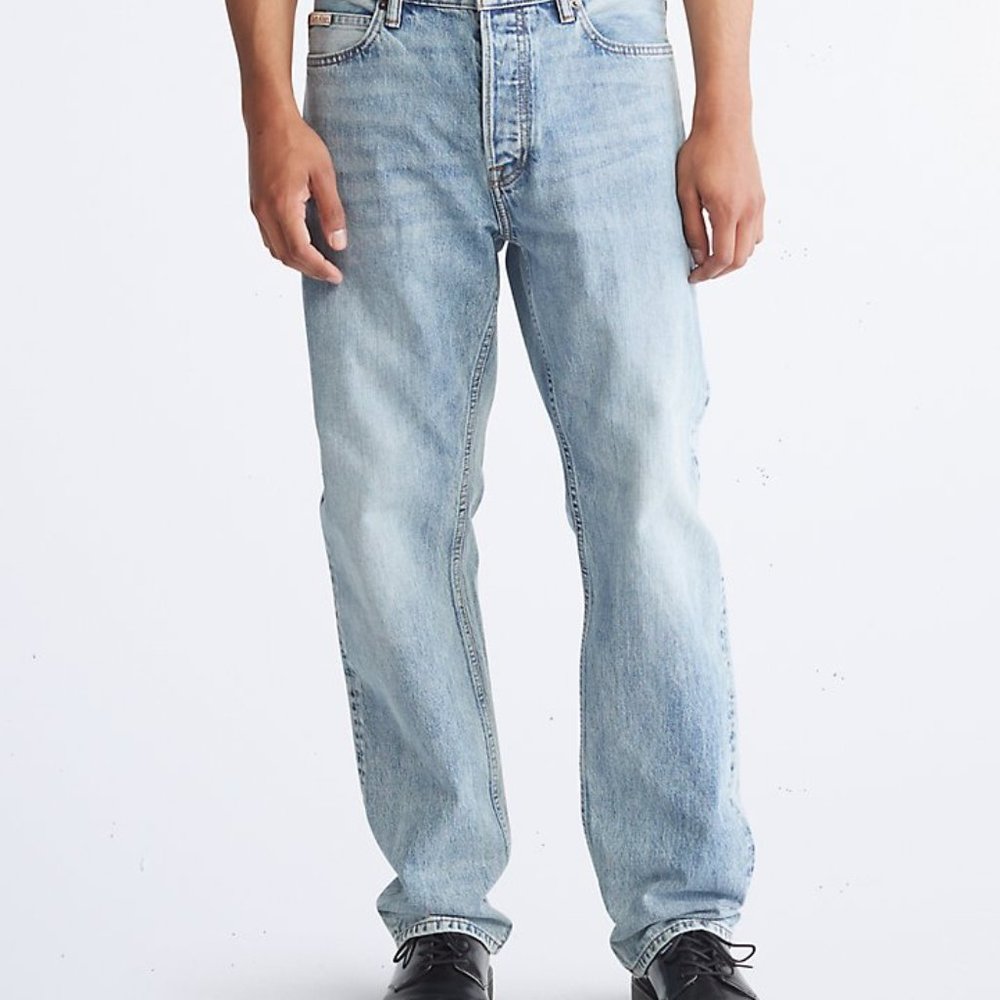 Calvin Klein Relaxed Straight Fit Abner Jeans 31Wx30L Brand New (No Tags)